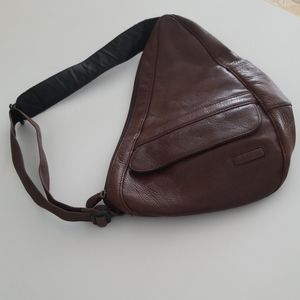 New LLBean leather shoulder bag